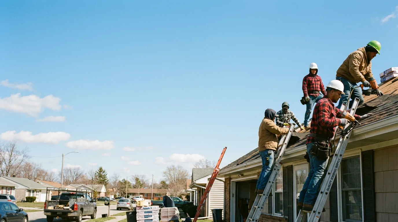 Roofing in Kinross, MI near me